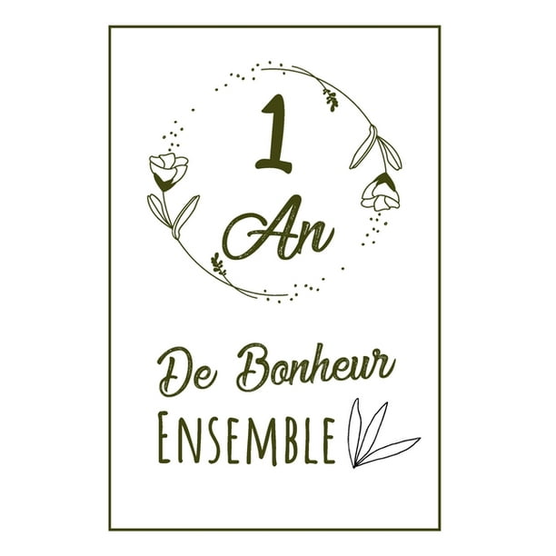 Heureux Anniversaire De Mariage Carnet De Notes Une Idee Cadeau Pour Votre 1er Anniversaire De Mariage Ou De Rencontre Noce De Coton Paperback Walmart Com Walmart Com