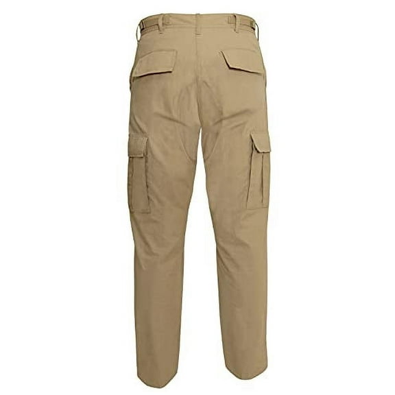 Rothco Rip-Stop BDU Pants, Khaki, S (27"-31" Waist)