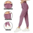 thumbnail image 3 of Women's Joggers Pants Lightweight Athletic Leggings Tapered Lounge Pants for Workout, Yoga,Running, 3 of 6