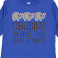 thumbnail image 4 of Inktastic Cousins Make the Best Friends Boys or Girls Long Sleeve Toddler T-Shirt, 4 of 5
