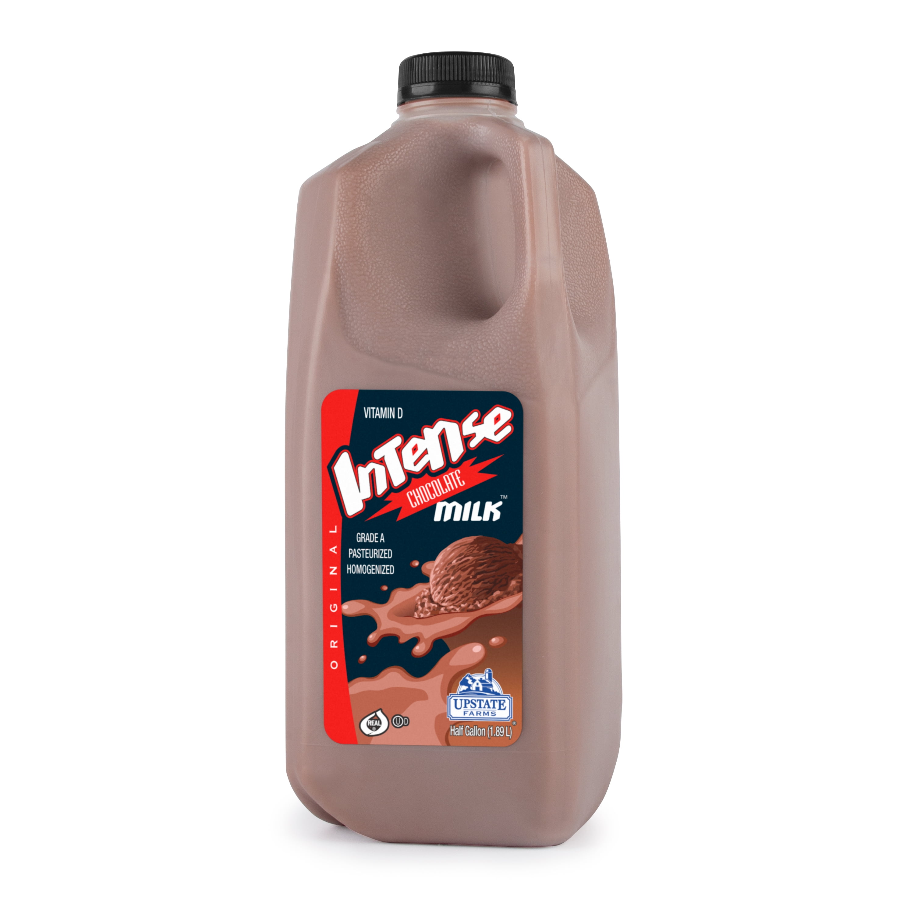 Upstate Farms Intense Original Chocolate Milk Half Gallon Walmart Com Walmart Com