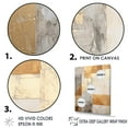 thumbnail image 3 of Designart "Zen Art Of Modern Scandinavian In Beige And Gold I" Modern Scandinavian Floater Framed Canvas Prints, 3 of 5