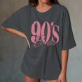 thumbnail image 2 of Shirt for Women Print Short Sleeve Crewneck T-Shirts Casual Summer Shirts Tops, 2 of 4