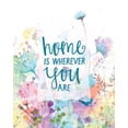 thumbnail image 2 of Dogwood Portfolio 15x18 White Modern Wood Framed Museum Art Print Titled - Home is Wherever You Are, 2 of 4