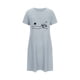 thumbnail image 5 of Camisón corto de talla grande para mujer, camisón de manga corta con estampado de pecho a la moda, camisón para mujer, 5 of 7
