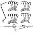 thumbnail image 3 of Fence Wire Tensioning Tool 20X Wire Tighteners with Handle Metal Stretcher Repair Supplies for Outdoor Farm Garden, 3 of 7