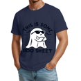 thumbnail image 3 of Men Retro Halloween Costume Short Sleeve Tee, This is Some Boo Sheet Funny Ghost Graphic Casual T Shirts Party Favor for Men, 3 of 4