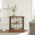 thumbnail image 5 of Leick Home Finnick Mixed Metal and Wood 3-Shelves Adjustable Bookcase in Willow/Gunmetal, 5 of 15