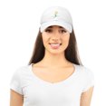 thumbnail image 5 of DALIX Daisy Flower Hat Womens Floral Baseball Cap in White, 5 of 6