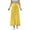 Yellow, variant on MIXUE Skirts For Women Summer Solid Color Elastic Waist Loose Maxi Skirt Activewear,Yellow,L