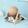thumbnail image 5 of Pelota rascadora para gatos, juguete para gatitos, cuerda de Sisal, tablero de bolas, juguetes con forma de patas, rascador para gatos, suministros de muebles para mascotas resistentes al desgaste, 5 of 5