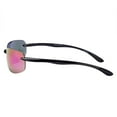 thumbnail image 4 of "The Influencer" Sport Wrap Polarized Sunglasses for Men and Women - Lightweight Frames - Amethyst Sunrise, 4 of 5