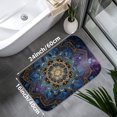 thumbnail image 3 of 1pc Mandalas Absorbent Non-Slip Bathroom Thickened Flannel Rug Decor,Soft,Quick Drying,Suitable For Indoor/outdoor Use,Bathrooms,Bedrooms,Kitchens,Terrace,Laundry Rooms,16"x24", 3 of 7