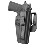 Allen Modular Handgun Gun Holster, 7.25 x 4.0  x 1.0 , 0.2 lb,  Polyester, Model 45100A, Adjustable, Gray