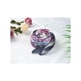 thumbnail image 2 of INSPIRE CHIC Bufanda de Cuello con Pliegues, Lunares, Flores y Rombo Púrpura, 2 of 6