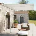 thumbnail image 1 of vidaXL Ensemble de Poteaux de Store Blanc 300x245 cm Fer, 1 of 5