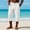 White, variant on Linen Pants Men Men's Joggers Lightweight Breathable Men's Casual Cotton Linen Capri with Pockets Yellow