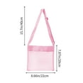 thumbnail image 3 of kladzum Beach Bag, Small Square Bag with Buckle Beach Bag Children's Beach Toy Storage Bag Play Sand Tools Beach Bag Large Capacity Outdoor Bag, 3 of 6