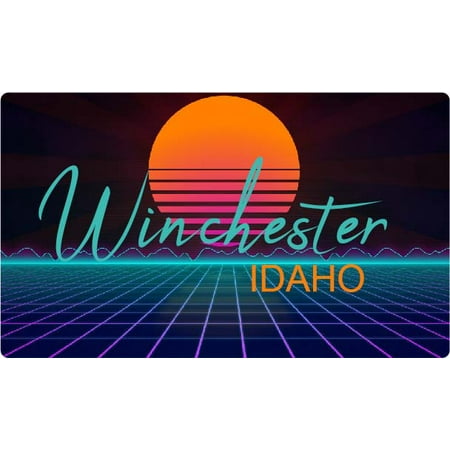 

Winchester Idaho 4 X 2.25-Inch Fridge Magnet Retro Neon Design