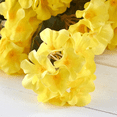 thumbnail image 3 of Fake Yellow Geranium Bush - For Indoor Spring and Summer Arrangements and Home Decor, 3 of 5