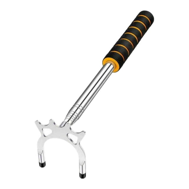 Almencla Billiards Cue Stick Bridge Snooker Cue Rest, Holder Retractable with Bridge Head Billiards Rod Stick Rack for Game Pool Table High Head