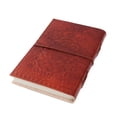 thumbnail image 3 of Ajuny Leather Journal Diary Handmade Paper Writing Notebook 200 Unline Pages Vintage Travel Artist Sketch Diary Gift 8x6 inch, 3 of 7