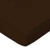 SheetWorld Fitted 100% Cotton Percale Play Yard Sheet Fits BabyBjorn Travel Crib Light 24 x 42, Solid Brown Woven