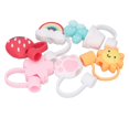 thumbnail image 2 of BOROCO 6 Pcs Couverture de Embouts de Paille en Silicone de Dessin Animé, Bouchons de Paille de Fruits D'animaux Bouchon de Paille Bouchon de Paille en Silicone Réutilisable, 2 of 8