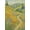 Yellow, Pattern 1, variant on ODIKA 4'x6' Yellow Green Vibrant Meadow Pathway Washable Area Rug Impressionist Landscape with Wildflowers for Dorm Room, Small Living Stain Resistant Low Profile, Easy Care