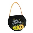 thumbnail image 4 of Mornei Halloween Trick or Treat Bag Kids Gifts Bag Multipurpose Halloween Candy Basket Two Pumpkins, 4 of 9