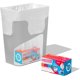 thumbnail image 1 of Bolsas de basura - Bolsas de basura pequeñas, bolsas de basura transparentes para contenedores de baño, dormitorio, oficina y desechos de cocina, suministros de limpieza de cestos de basura, 1 of 8