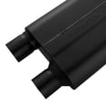 thumbnail image 3 of Flowmaster Exhaust Muffler 42583 80 Series Crossflow; Single 2-1/2 Inch Offset Inlet; Dual 2-1/2 Inch Outlet; 15 Inch Body/21 Inch Overall Length, 3 of 4