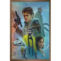 Star Wars: Solo - Celebration Mural Wall Poster, 22.375" x 34", Framed