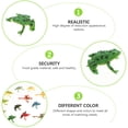 thumbnail image 3 of MasteelfCA 12Pcs Simulation Frogs Model Playthings Tropical Forest Frogs Toads Toys, 3 of 9