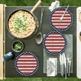 thumbnail image 4 of JoyMoreHome 4th of July Disposable Tableware Sets, Include 16Pcs 7Inch Plates, 9 Inch Plates, Cups and 20 Pcs Tissue for Veterans Independence Day, 4 of 6