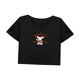 thumbnail image 3 of Camisa corta casual de verano para mujer con cuello redondo para oficina, trabajo, camping M, 3 of 7