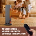 thumbnail image 4 of Behome Space Heater Indoor, 24’’ Electric Heaters with Remote & Thermostat, 3 Modes & 70°Oscillation & 12H Timer, Portable Room Tower Space Heater for Office, Bedroom, Large Room, 4 of 9