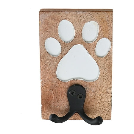 

Maison Concepts Etched Wooden Paw With Double Prong Hook Black (3.75L X 2.25W X 6H)