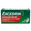 Excedrin Migraine Medicine Caplets for Migraine Headache Relief, 50 Count