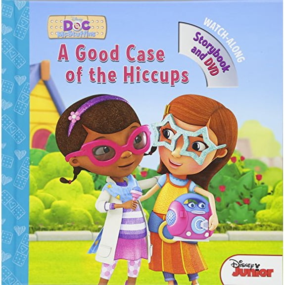 Pre-Owned Doc McStuffins A Good Case of the Hiccups: Book with DVD, 9781484706879, 1484706870, Hardcover, Har/DVD edition