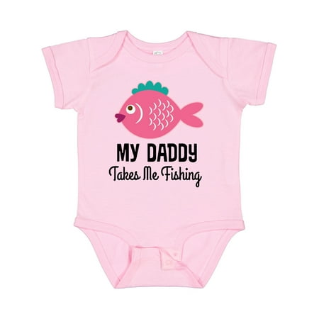 

Inktastic Girls Fishing with Daddy Gift Baby Girl Bodysuit