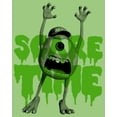 thumbnail image 2 of Girl's Monsters Inc Halloween Mike Scare Time  Graphic Tee Green Apple X Large, 2 of 4