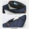 thumbnail image 6 of InsCrazy Sling Bag for Men Business Chest Bag for Casual Crossbody Sling Pack Versatile Fitness Cycling Front Bag Convenient Shoulder Bag for Travel Outdoor Sports, 6 of 7