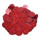 thumbnail image 2 of Paillettes de lentejuelas sueltas redondas y planas de 300x10mm para costura, lentejuelas para manualidades con agujero para decoración DIY, tocado y Rojo, 2 of 8
