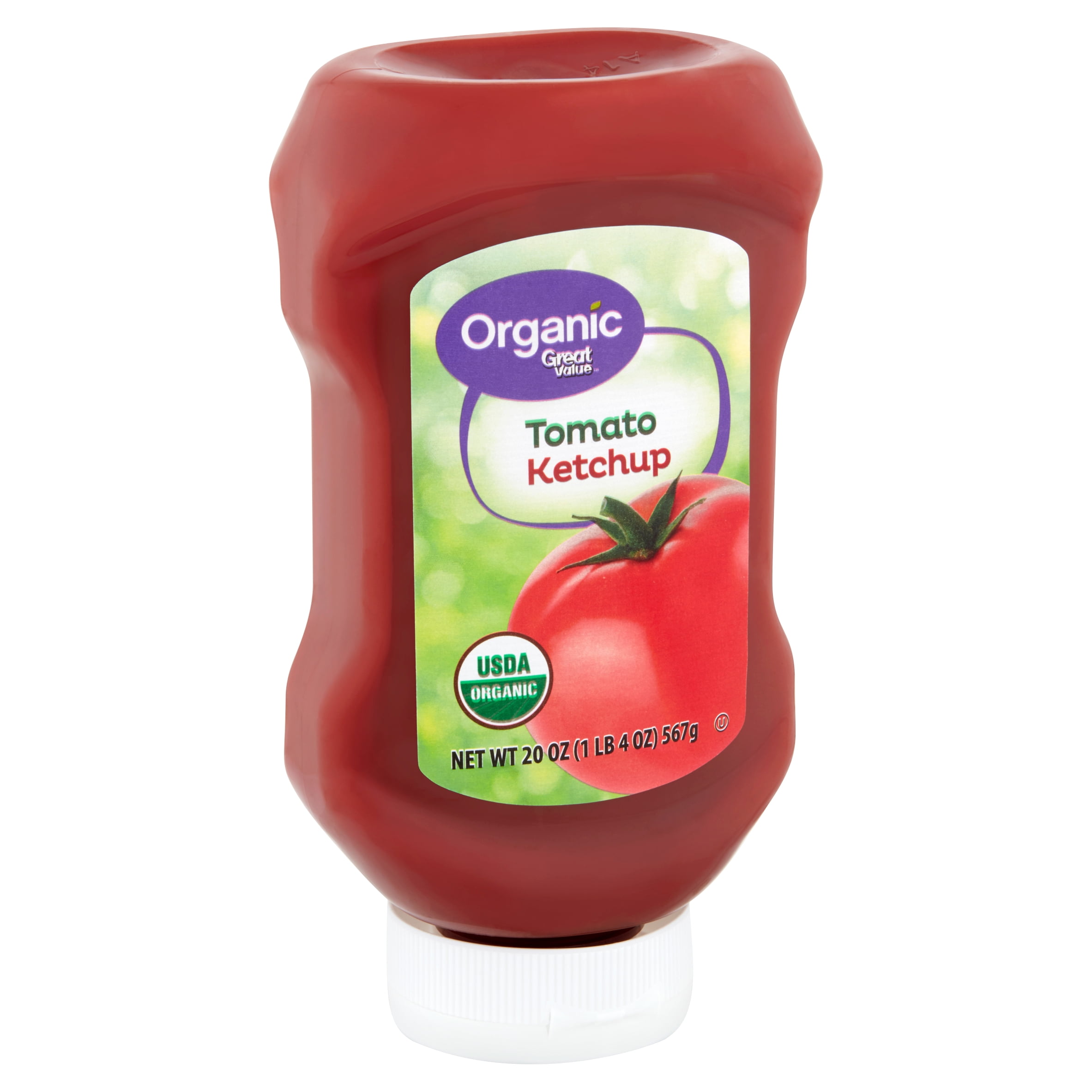 Great Value Organic Tomato Ketchup, 20 oz