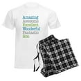 thumbnail image 6 of CafePress - Son Amazing Fantastic Men's Light Pajamas - Men's Light Loose Fit Cotton Pajama Set, 6 of 7