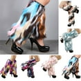 thumbnail image 1 of Dengjunhu Women Furry Leg Warmers Faux Fur Boot Covers Fluffies Cuffs, 1 of 7