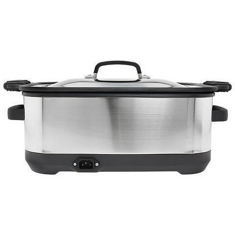Breville BSC560XL 7-Qt. Slow Cooker with EasySear Insert, Stainless-Steel 