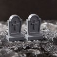 thumbnail image 3 of 20Set Coffin Shape Resin Tombstone Halloween Party Scary Atmosphere Creation, 3 of 7