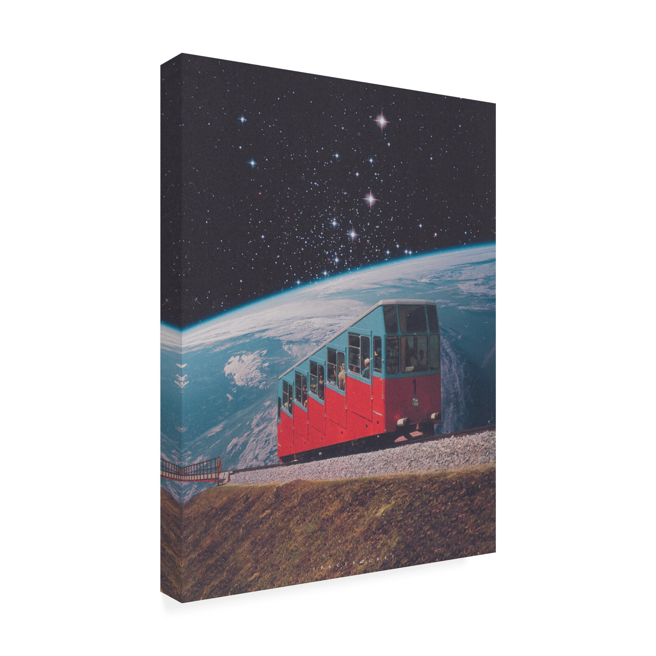 Trademark Fine Art spacerocket art 601 Canvas Wall Art